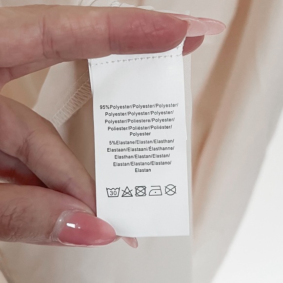 Plunge Tie Front Long Sleeve Midi Dress - Picture 9 of 9